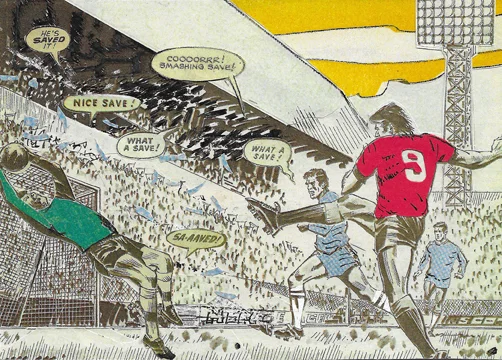 NICE SAVE (396), COLLAGE, 177 X 122 MM, £300
