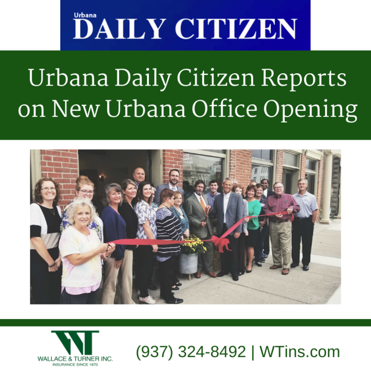 Urbana Daily Citizen Reports on New Urbana Office — Wallace & Turner  Insurance