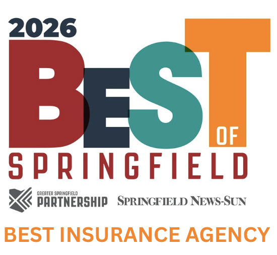 Best Insurance Agency Best of Springfield Award Badge 2026