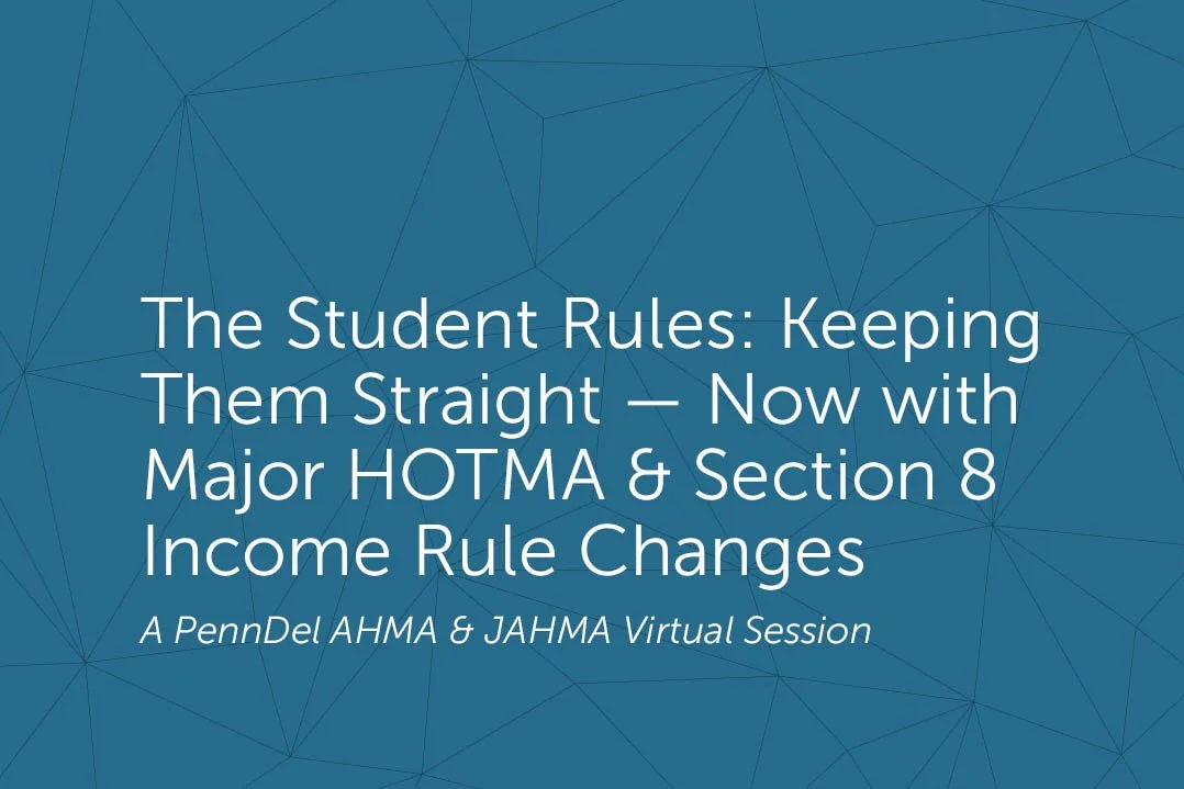 The Student Rules: Keeping Them Straight Virtual Session