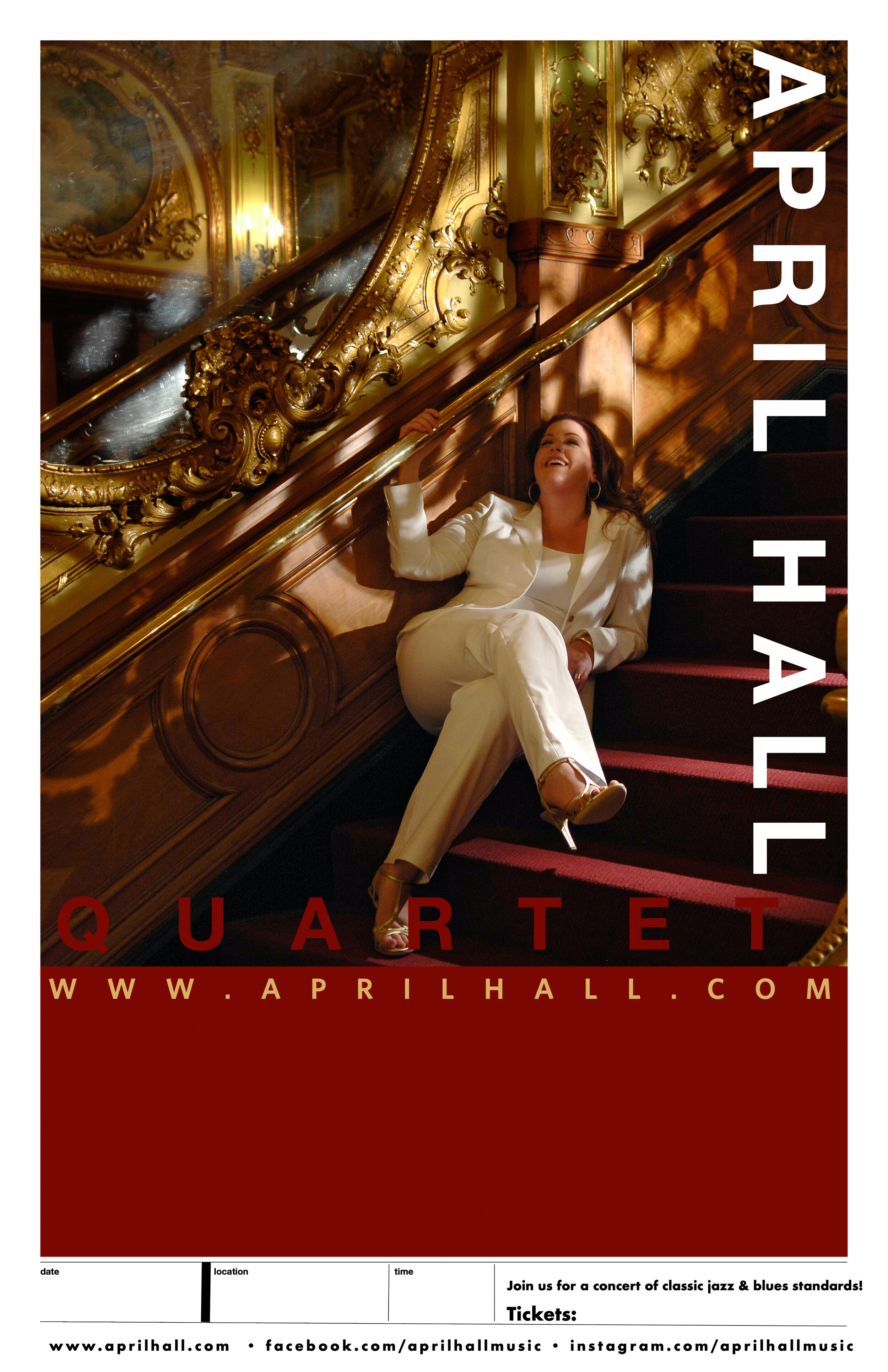 April Hall - Blank Poster