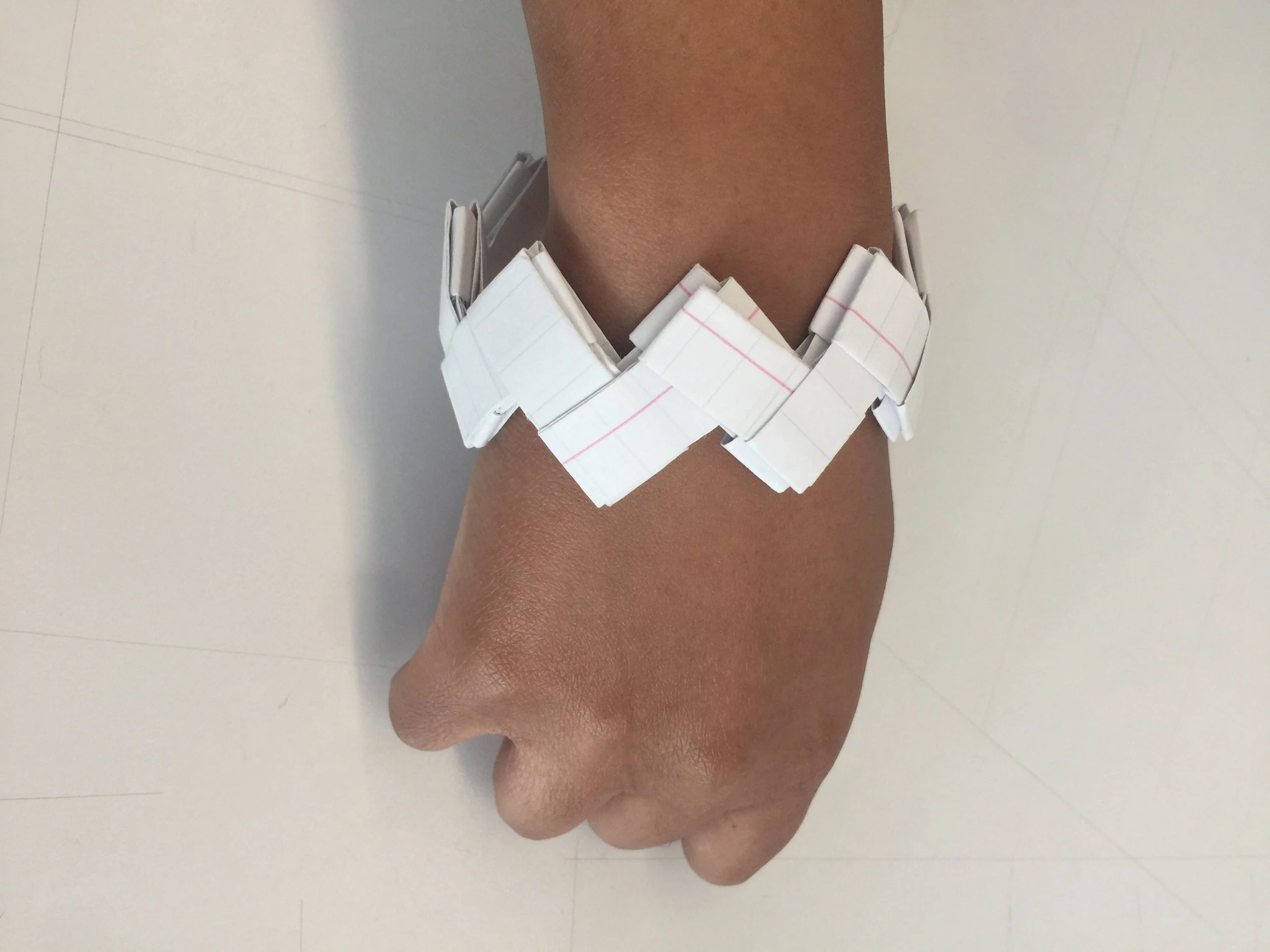 Wearing the prototype