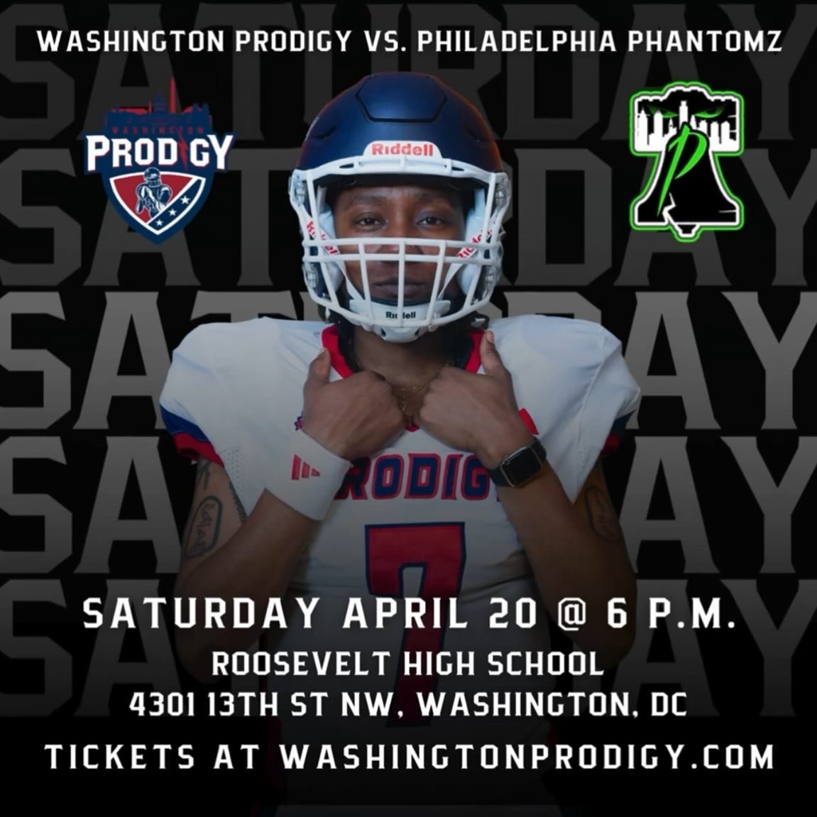 Our second home game is in two days!

DC Family&mdash;you only have TWO more opportunities this season to catch the action LIVE at our home stadium. Don&rsquo;t miss out!

Head to our site for tickets and more info. See you this weekend!!

#washprodi