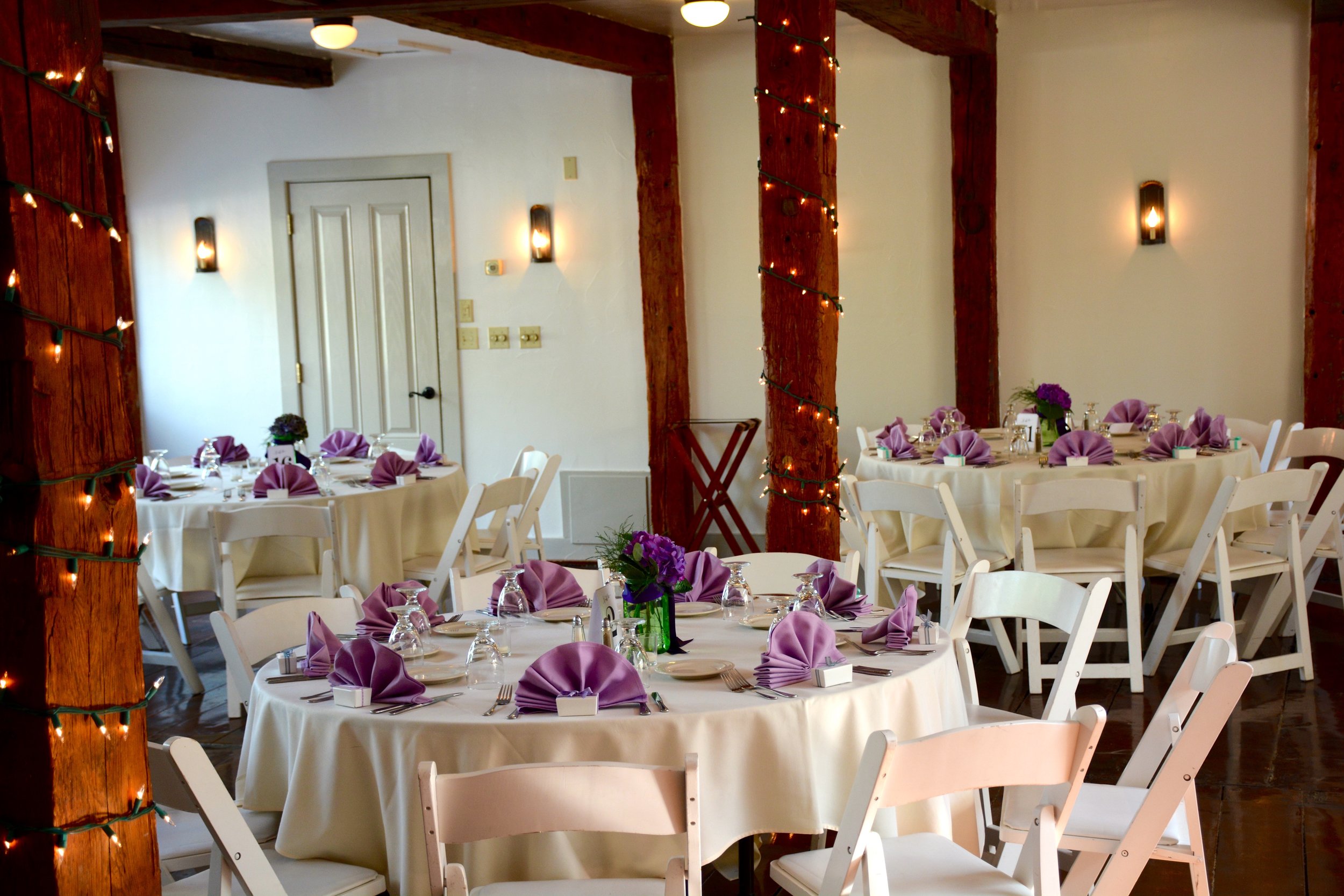 Banquet Hall a the Dowds' Country Inn - Weddings & Special Events - Lyme, NH