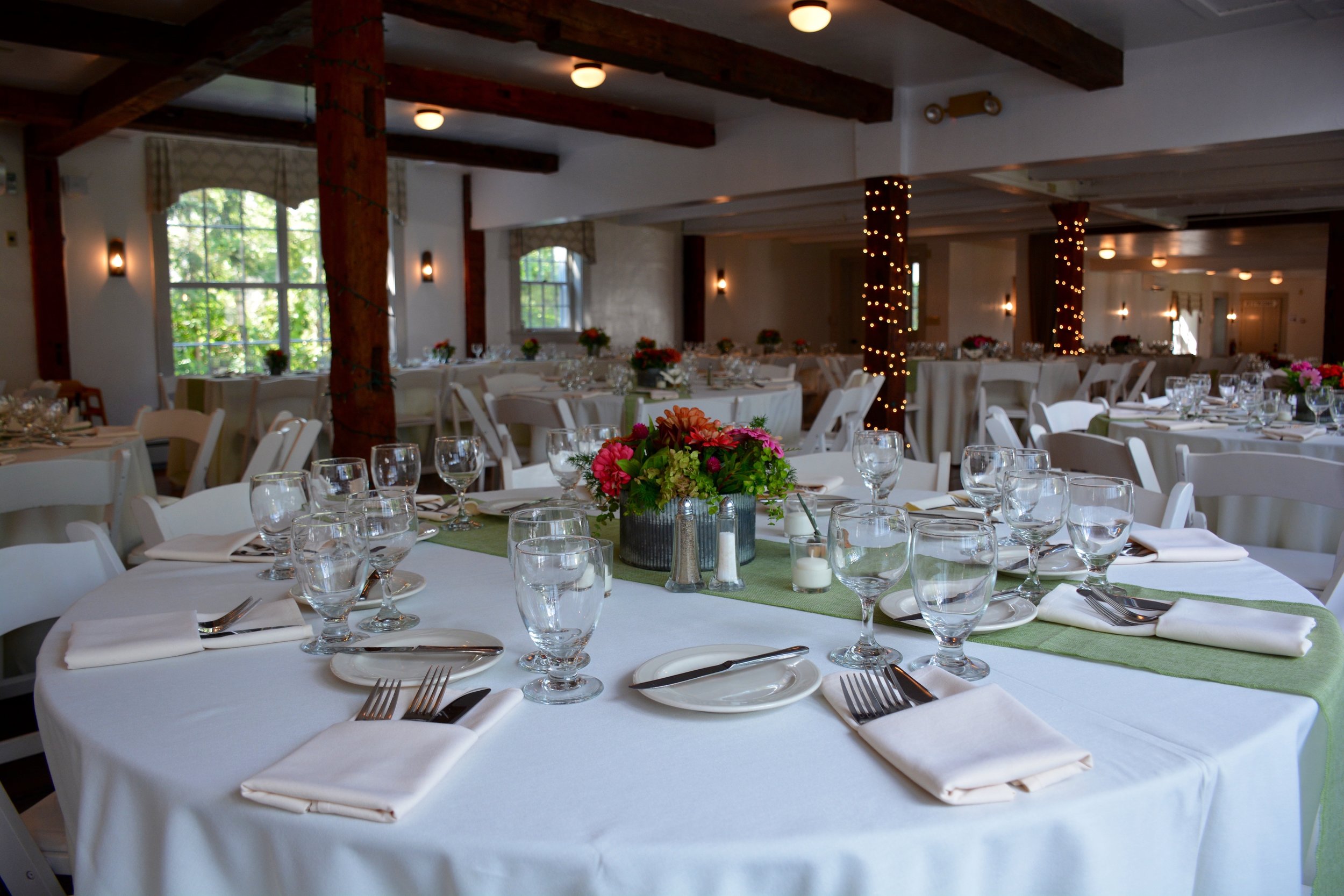 Banquet Hall a the Dowds' Country Inn - Weddings & Special Events - Lyme, NH
