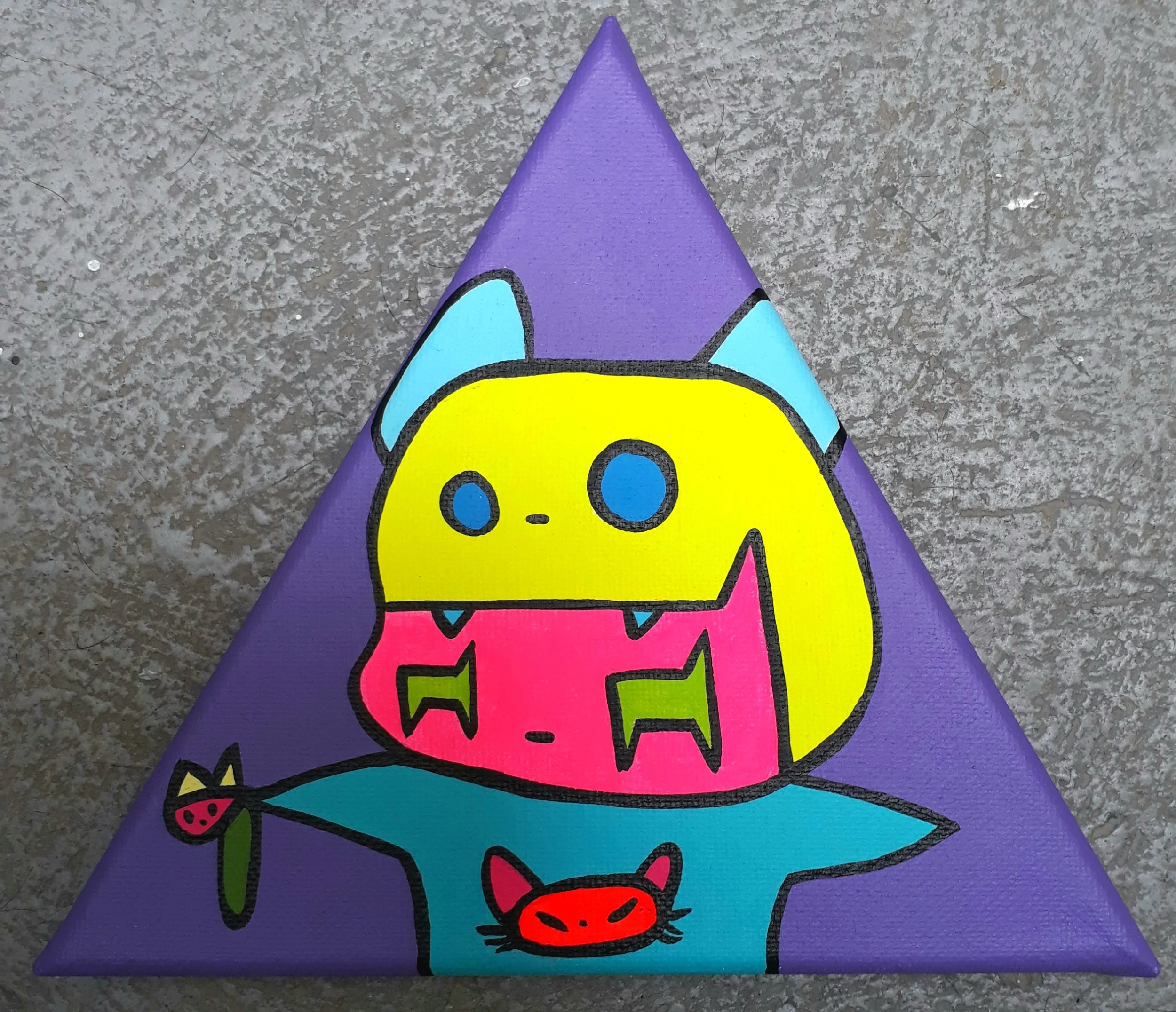 S.T (2018) - 17,5 x 20 cm - Acrilico sobre lienzo / Acrylic on canvas