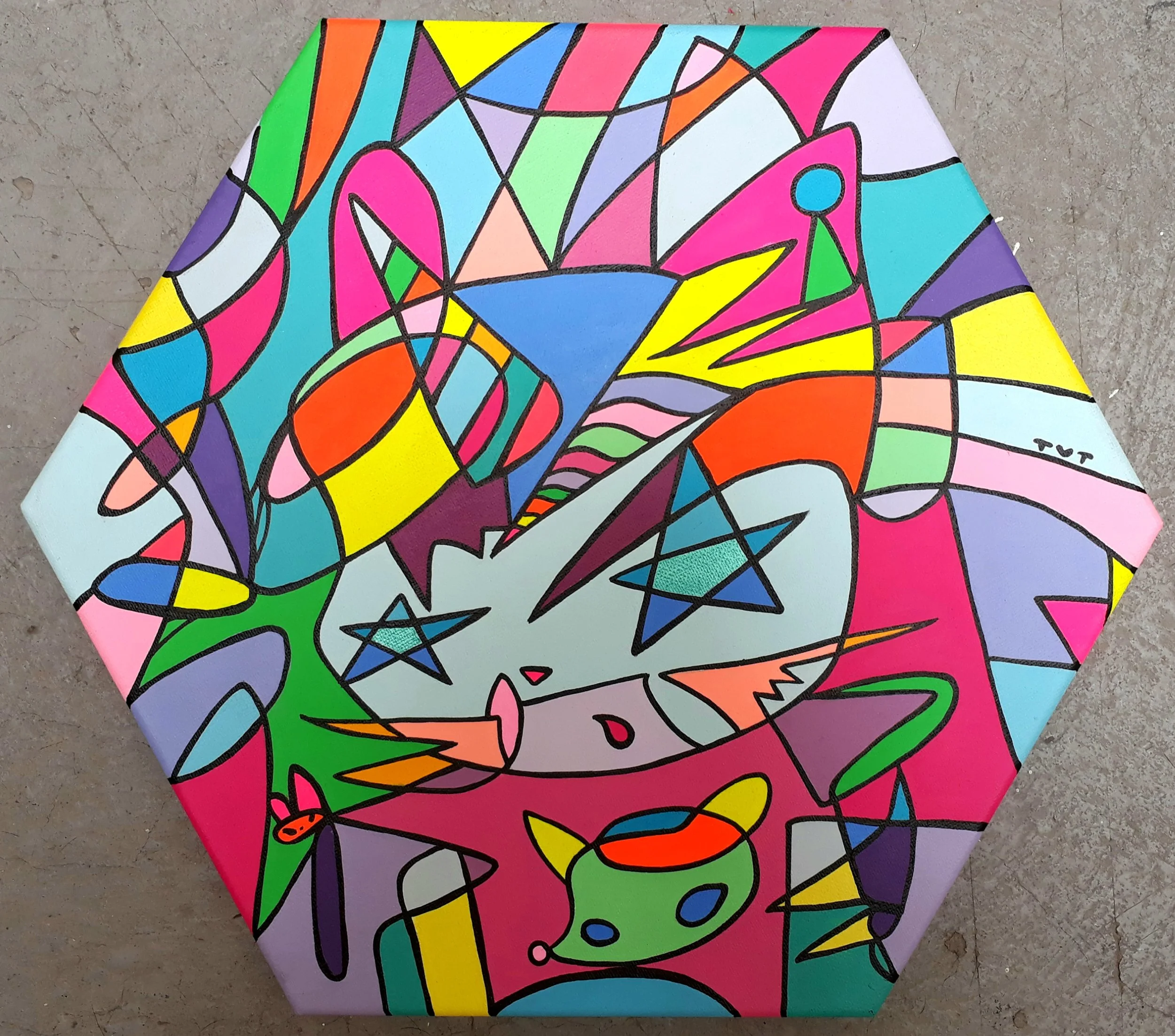 S.T (2018) - 35 x 40 cm - Acrilico sobre lienzo / Acrylic on canvas