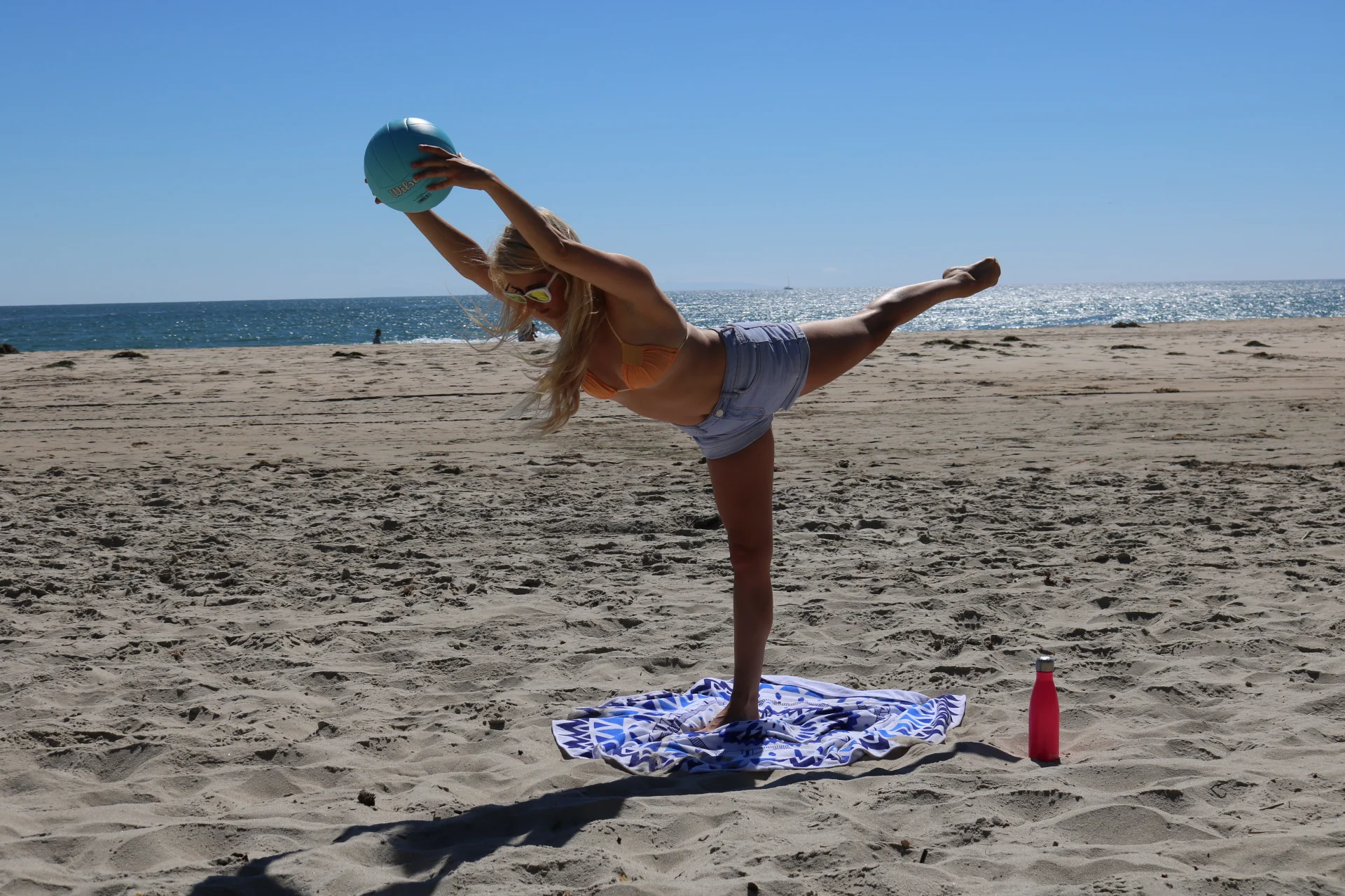 Counter balanced arabesque. 