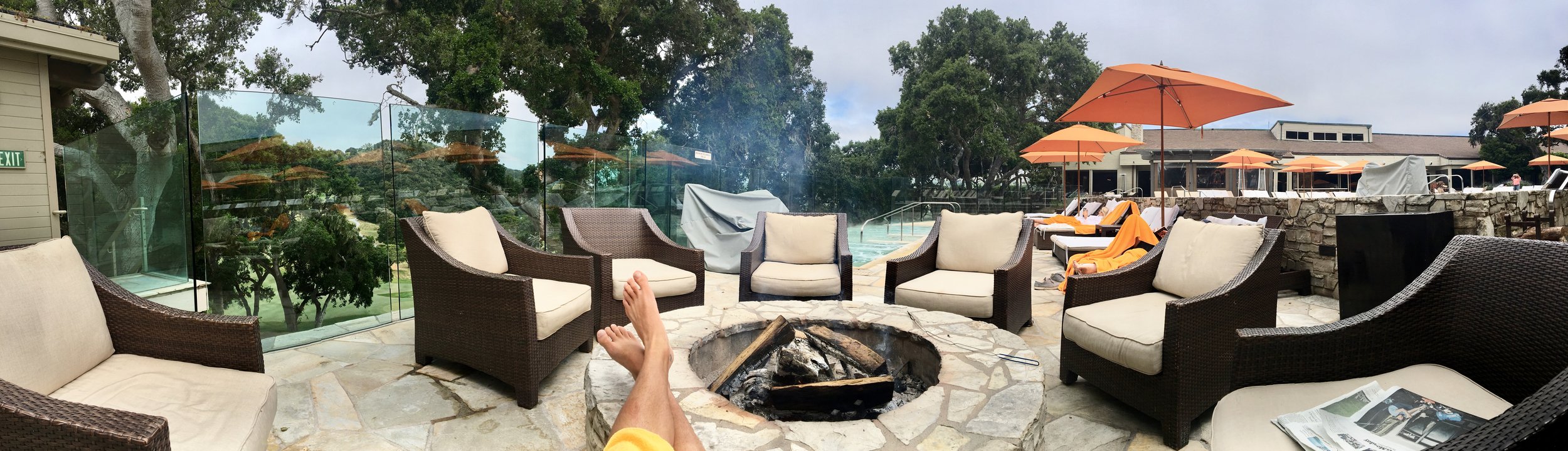 Panoramic View of the Adults Only Pool and Hot Tub