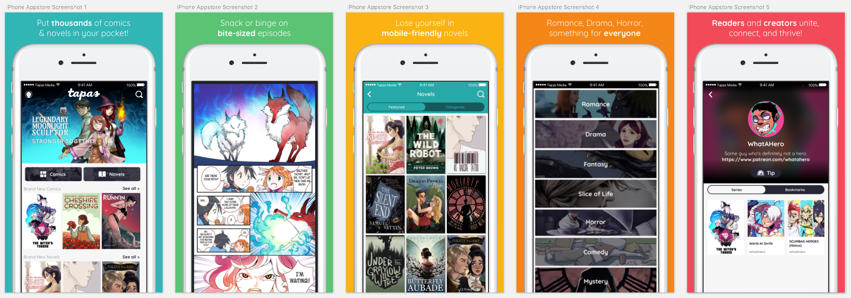 iOS Appstore Screenshots