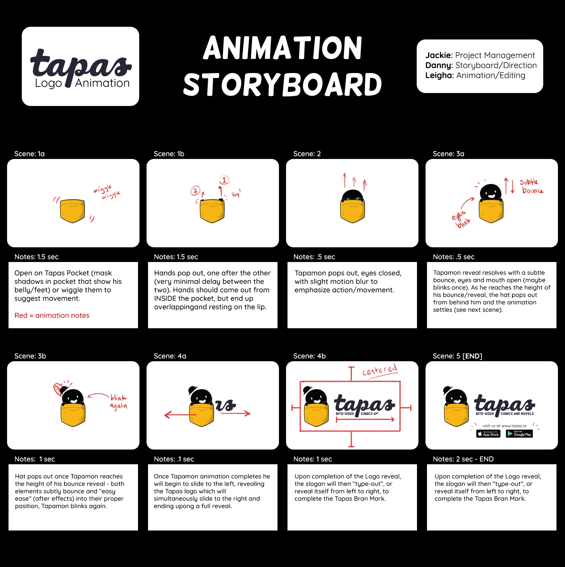 Animated Logo Storyboard