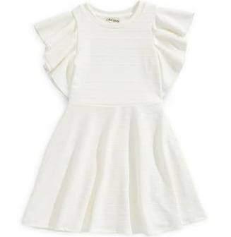 toddler girl white dress