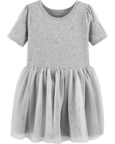 grey dress for toddle girl