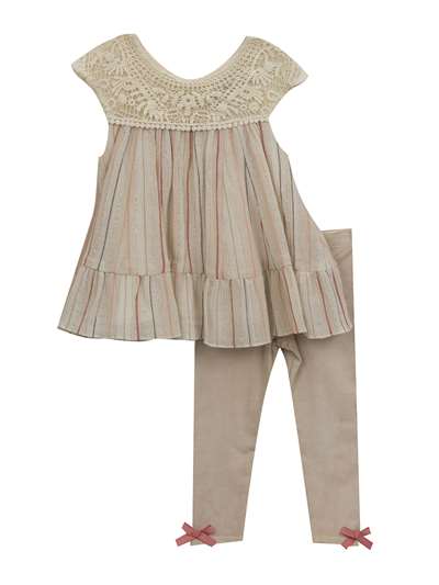 cream dress for toddler girl