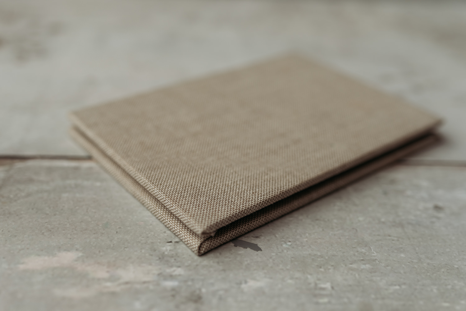 Natural linen cover on Brag Book. (Copy) (Copy)