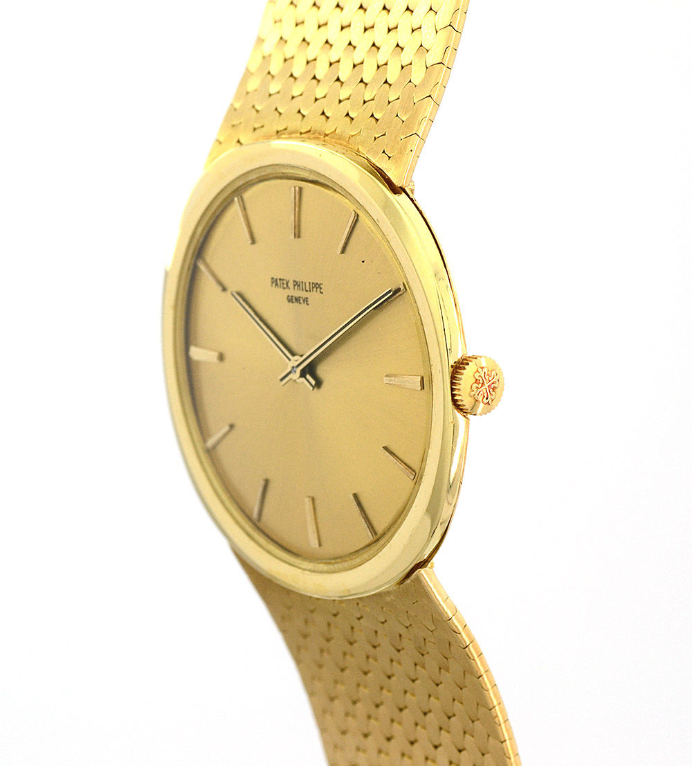 Patek Philippe Ref 3544/1 Mens Watch Solid Yellow Gold Manuel Wind ...