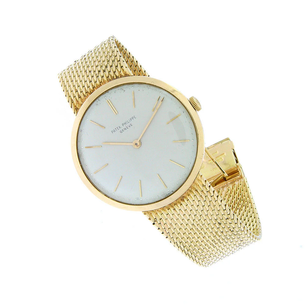 Patek Philippe 18k Solid Gold 3484/2 1960's Mens Watch Calatrava