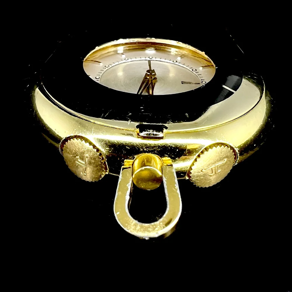 Beautiful Jaeger LeCoultre memovox travel alarm made in the 1960´s