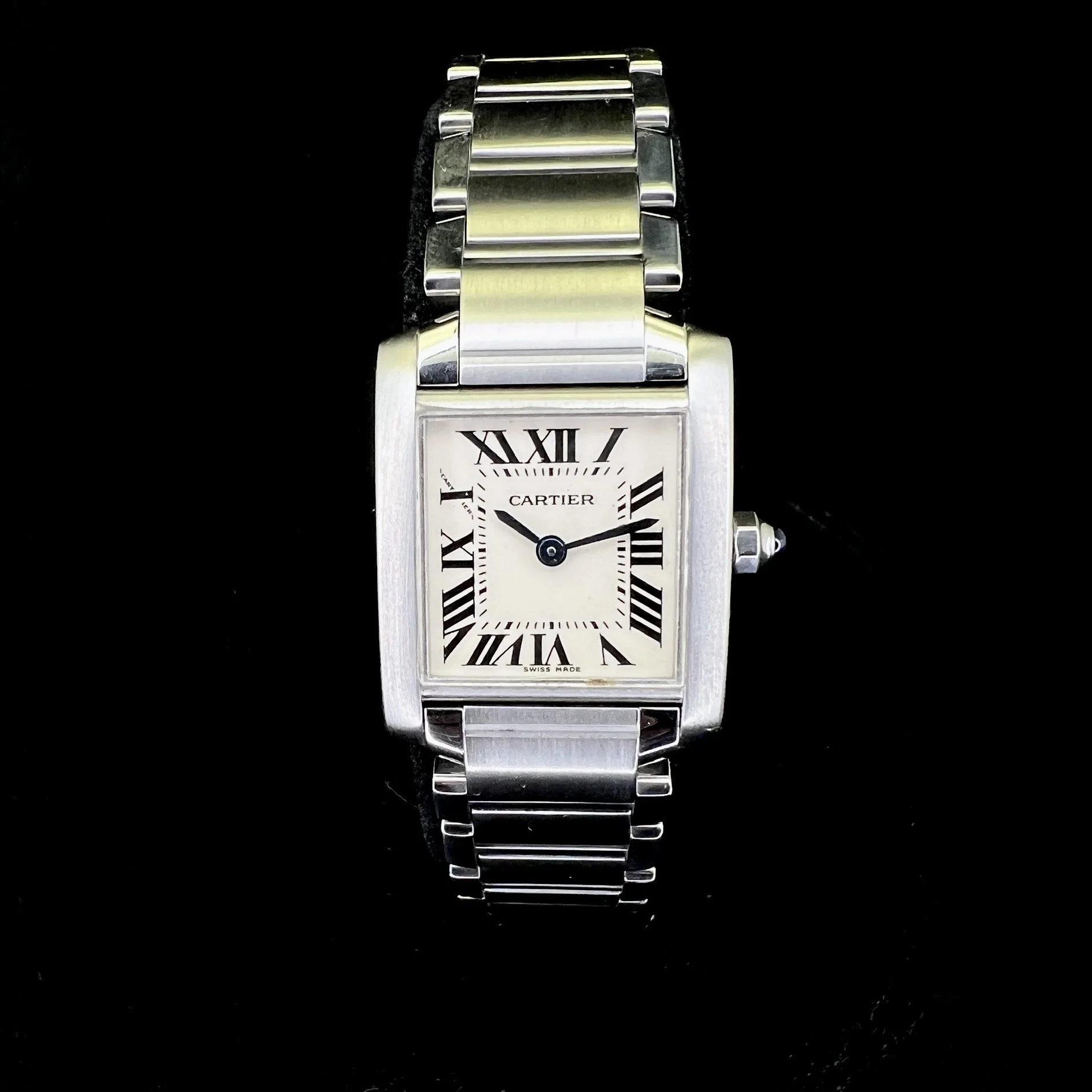 Cartier Tank Francaise Stainless Steel Quartz Watch 2384