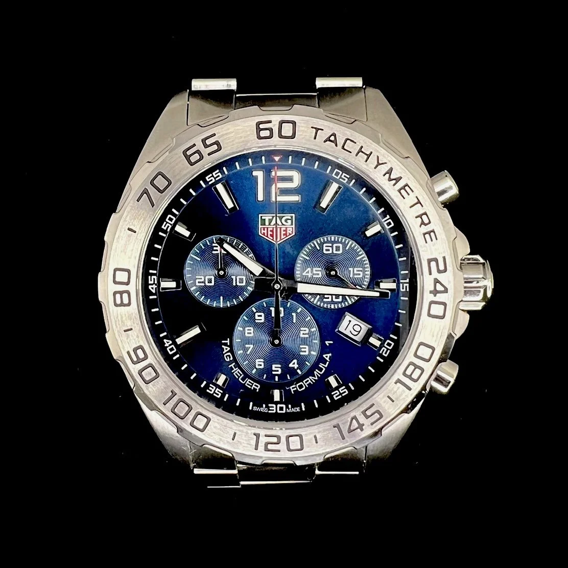 New Tag Heuer Formula 1 Quartz Chronograph Blue Men's Watch CAZ101K