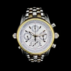 Maurice Lacroix Masterpiece Chronograph GMT 18k YG/ Stainless