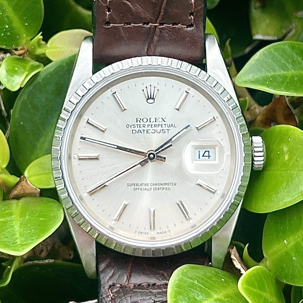 ROLEX DATEJUST 16220 OYSTER PERPETUAL SILVER DIAL S/S ROLEX DATEJUST 16220 OYSTER PERPETUAL SILVER DIAL S/S