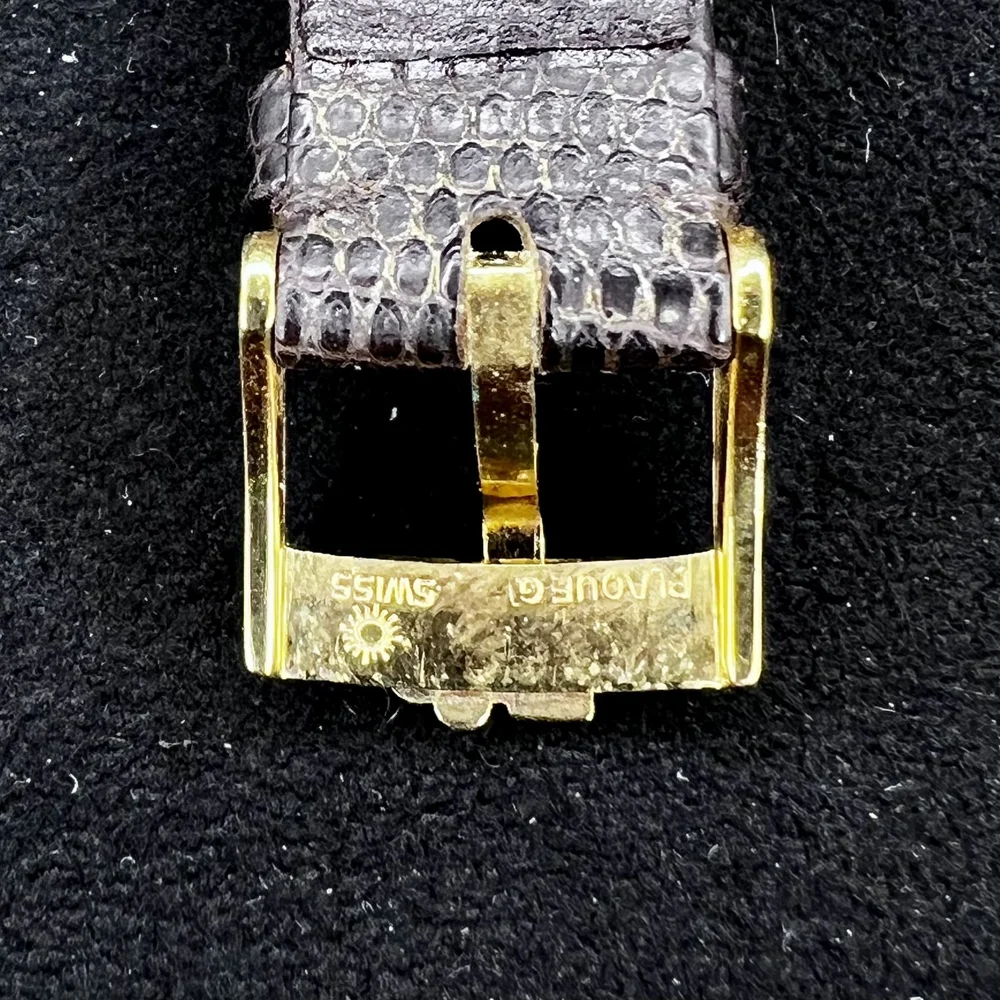 CORUM 10 DOLLAR COIN 18K YELLOW GOLD LEATHER STRAP QUARTZ YEAR