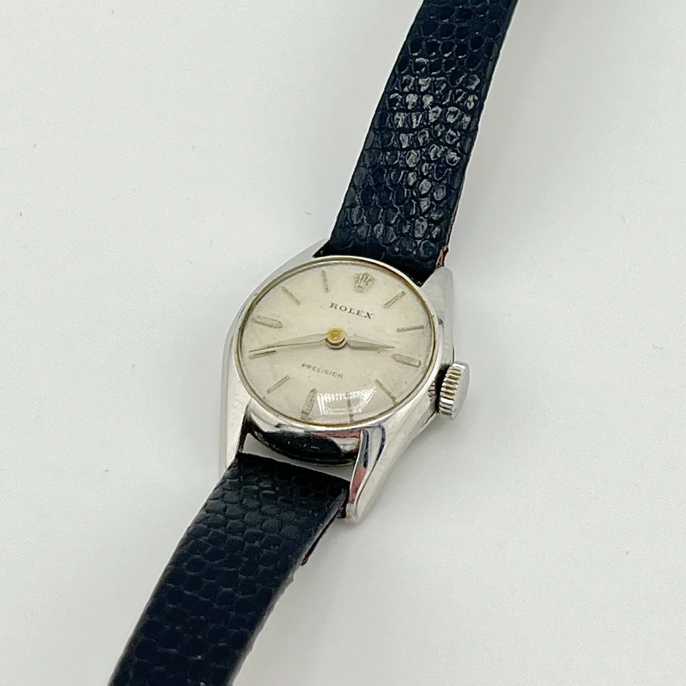 VINTAGE LADIES ROLEX PRECISION 2649 MANUAL S/S 20MM 1959 — LOVEJOY