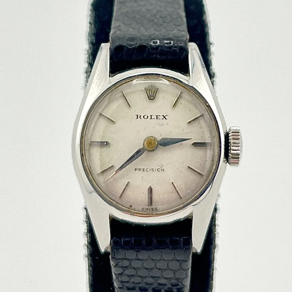 VINTAGE LADIES ROLEX PRECISION 2649 MANUAL S/S 20MM 1959 — LOVEJOY