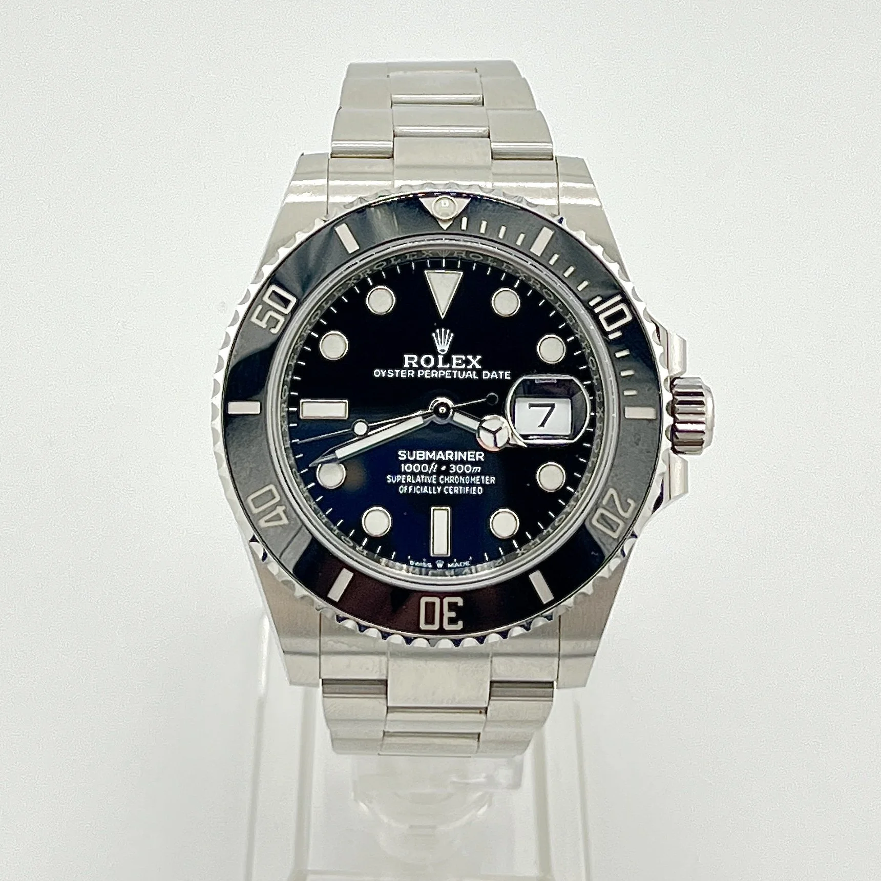 ROLEX SUBMARINER DATE 126610LN OYSTER BLACK DIAL S/S AUTO 41MM B+P 2023