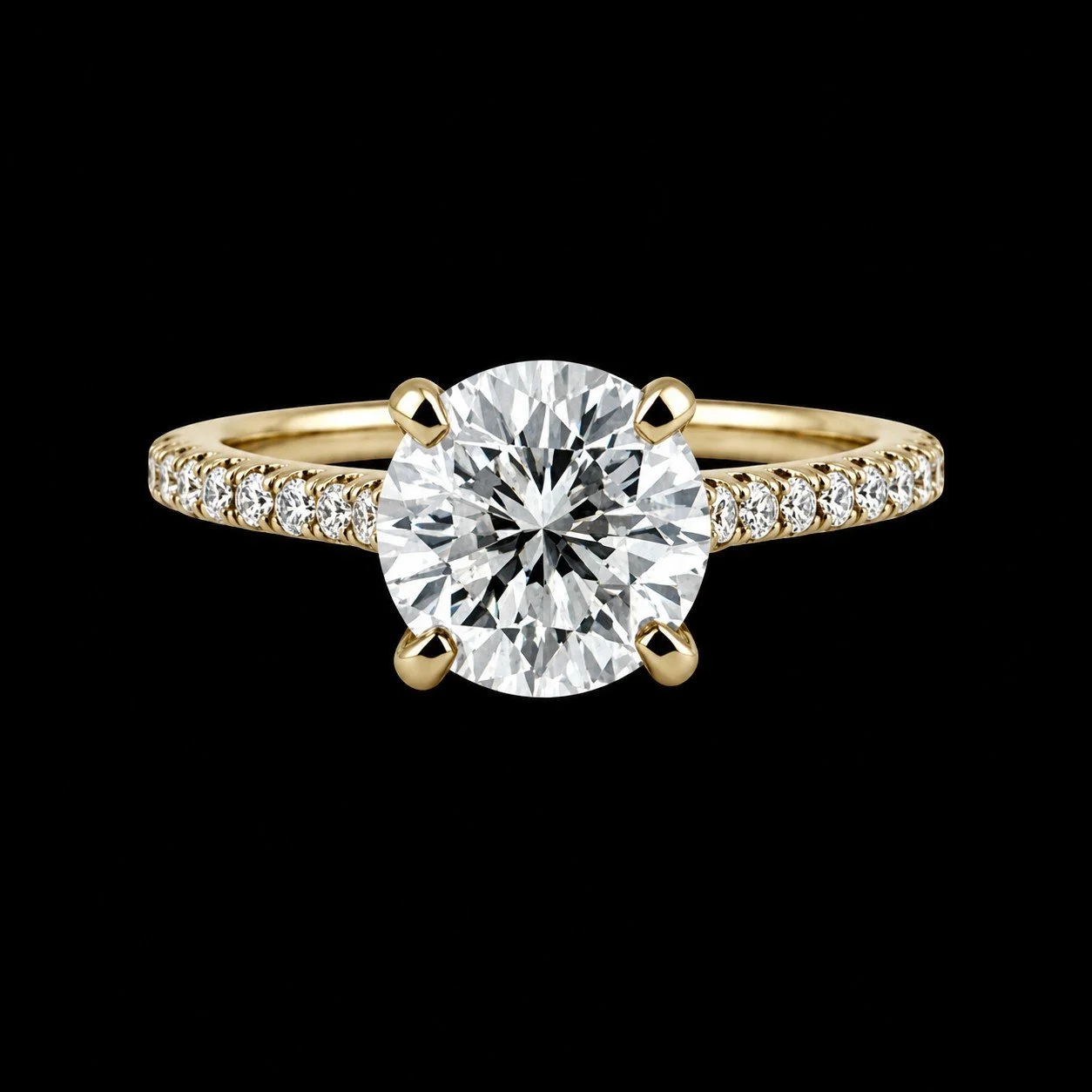 G.I.A Certified 1.69ct Diamond Engagement