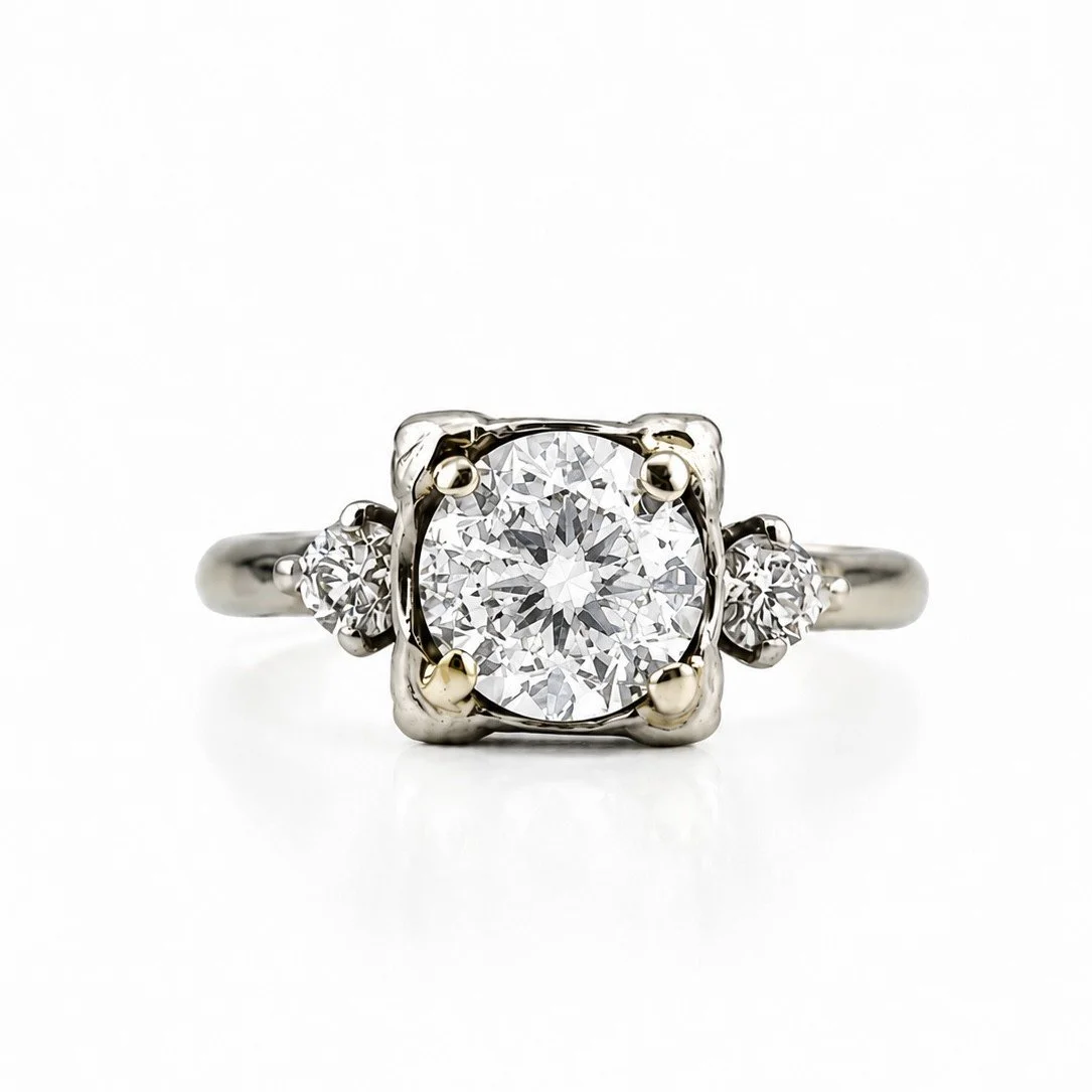 Vintage Three-Stone Ring