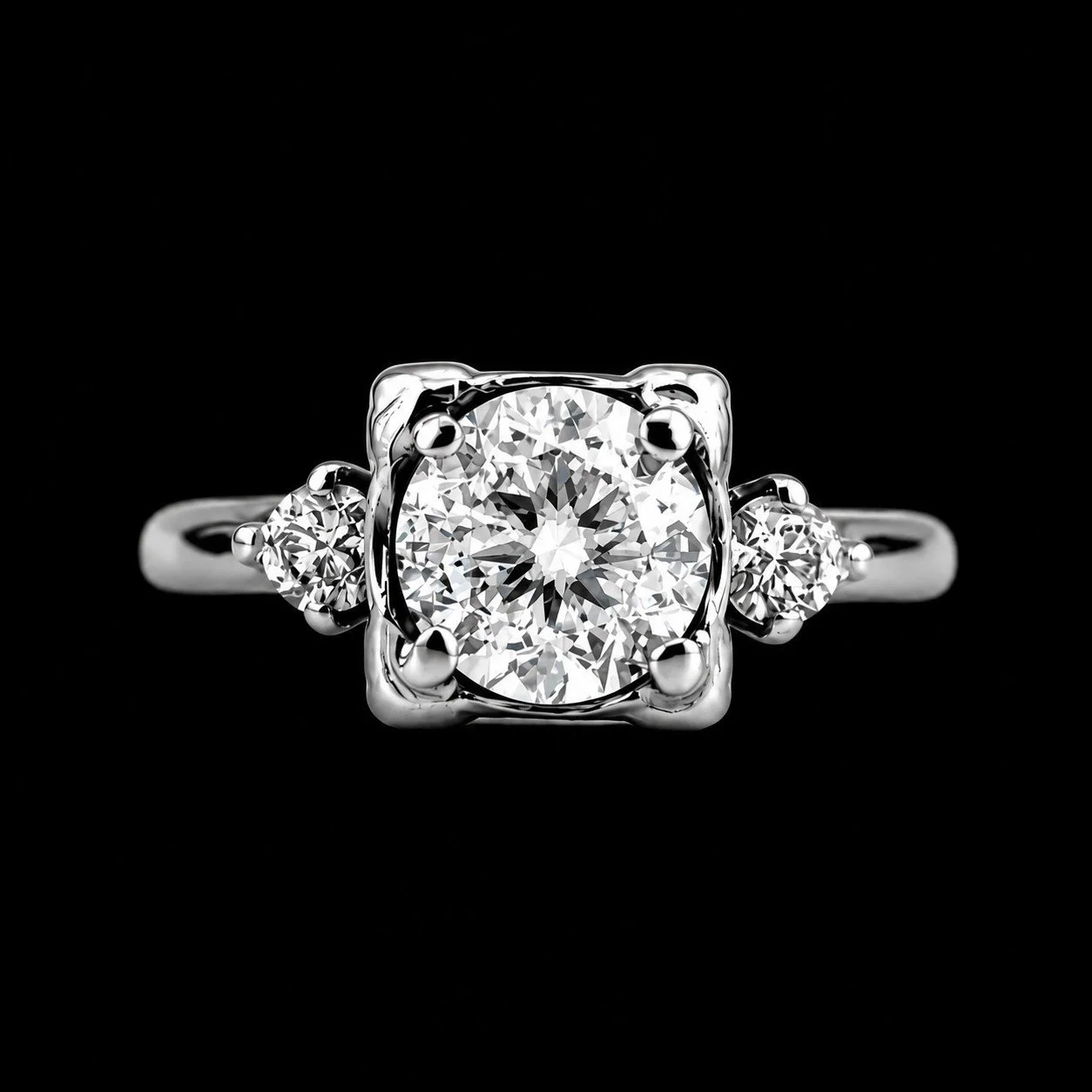 Vintage Three-Stone Ring
