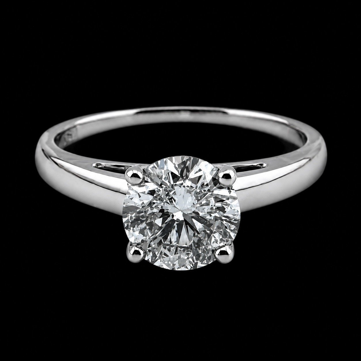 Solitaire Diamond Engagement Ring