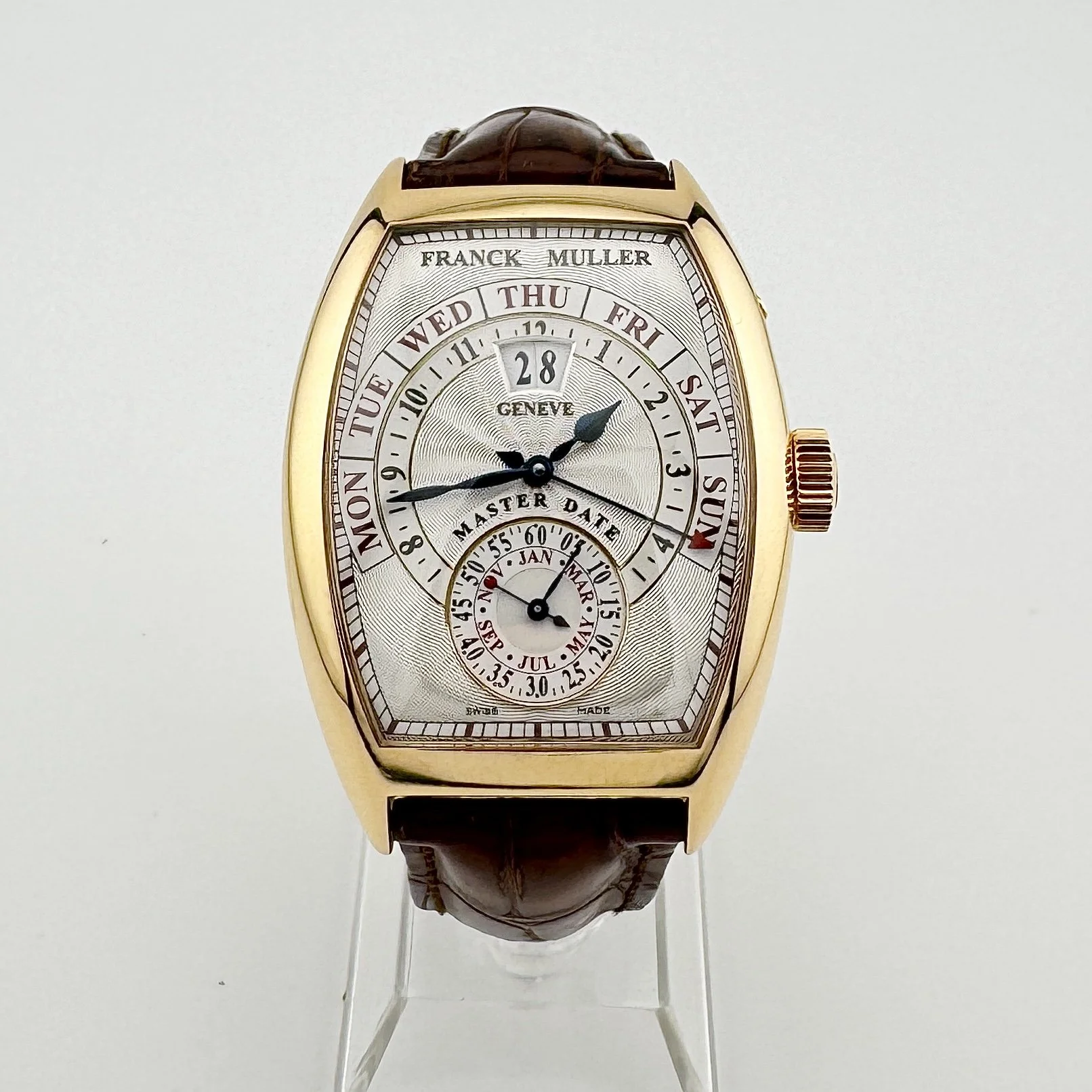 FRANCK MULLER MASTER OF COMPLICATIONS 8880 GG DT 18K ROSE GOLD 39MM B+P 2008
