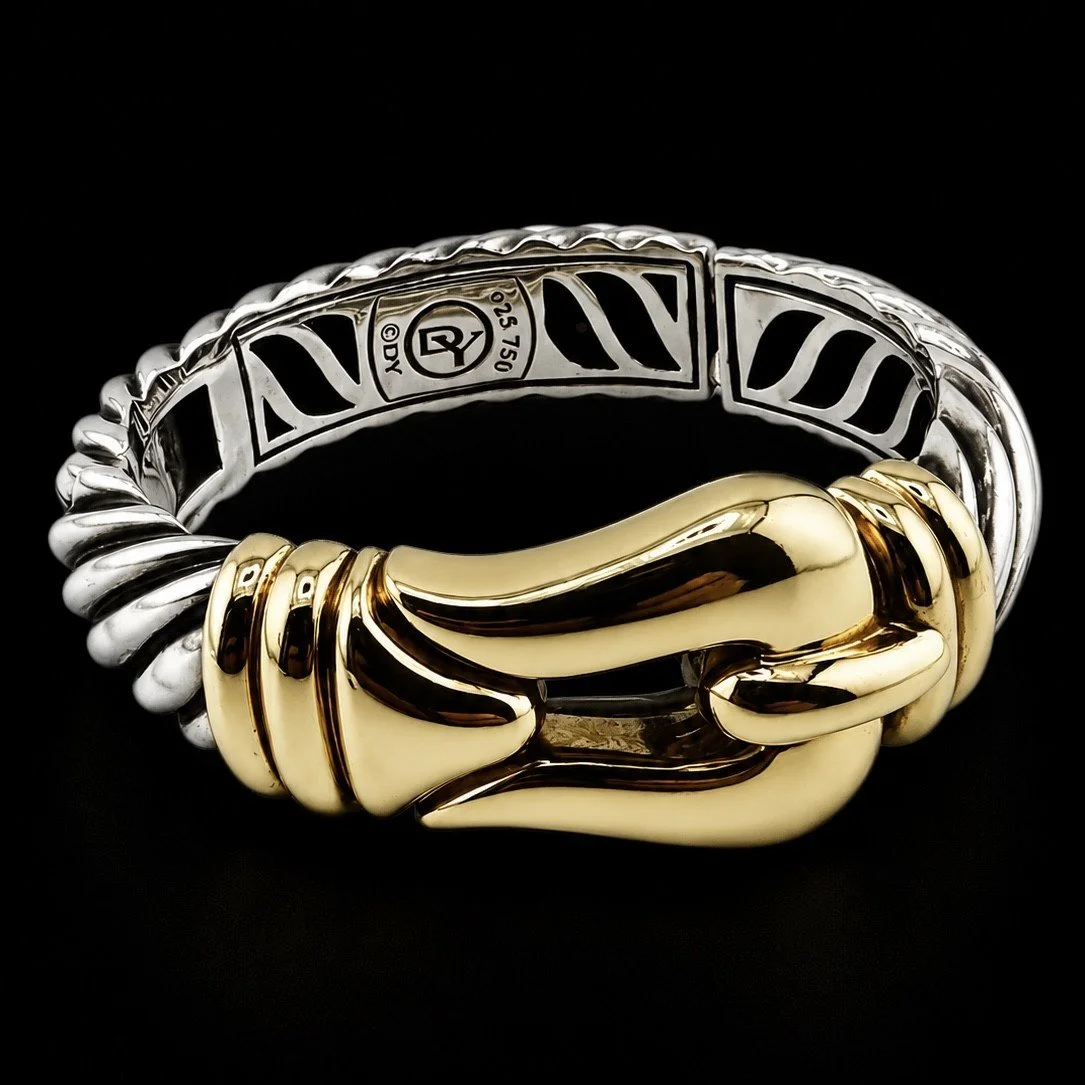 Vintage David Yurman Waverly Cable Buckle Bracelet