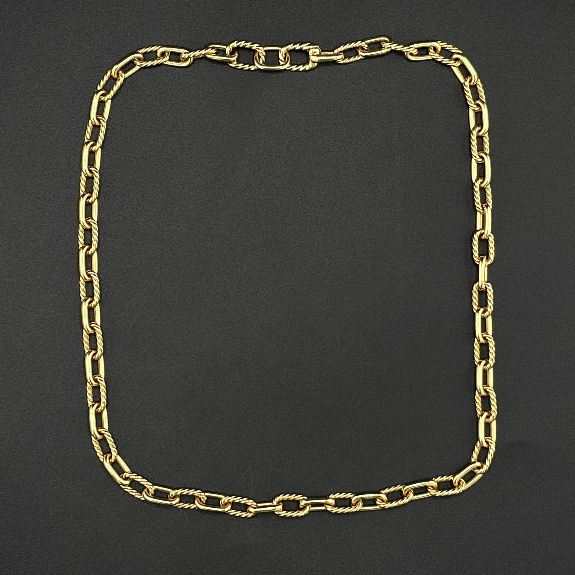 DAVID YURMAN MADISON 6MM CHAIN NECKLACE - 18K YELLOW GOLD - 17"