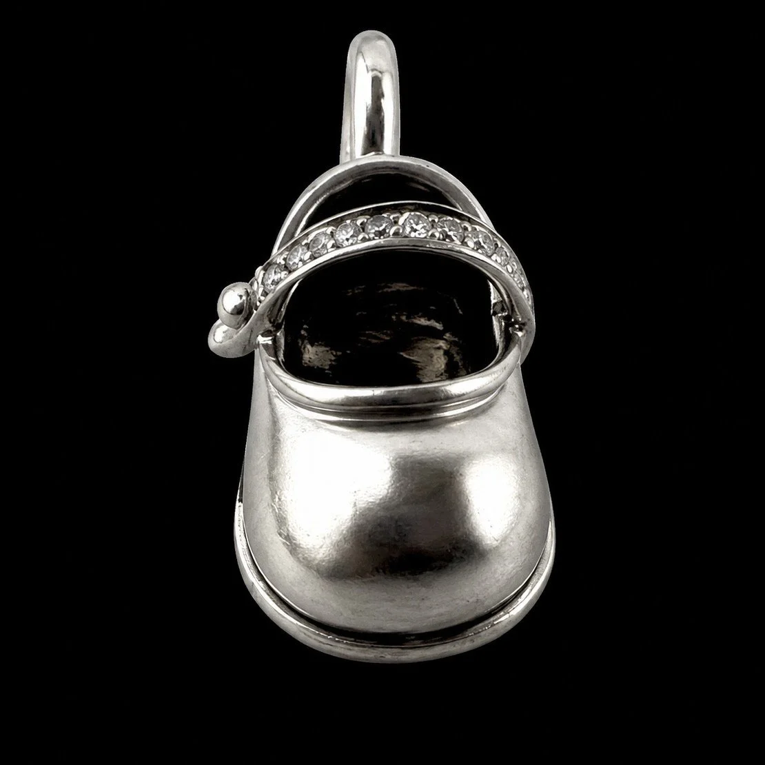 Baby Girl Shoe Charm by Aaron Basha