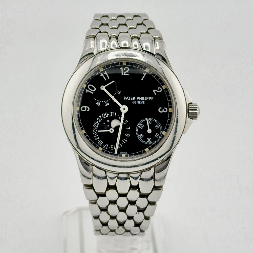 PATEK PHILIPPE NEPTUNE 5085/1A MOONPHASE POWER RESERVE BLACK DIAL