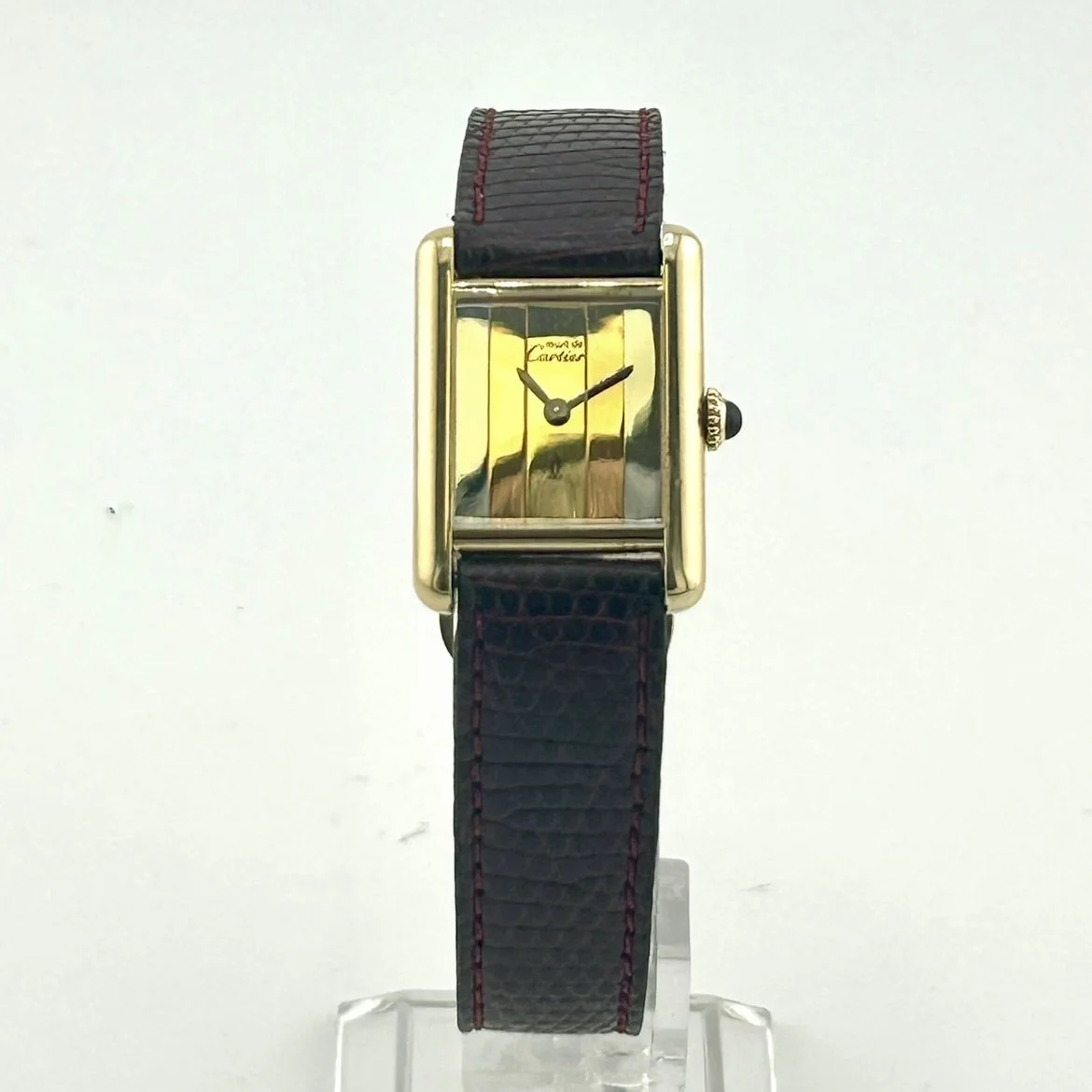 CARTIER MUST DE TANK PARIS TRINITY DIAL MANUAL LADIES WATCH VINTAGE 925