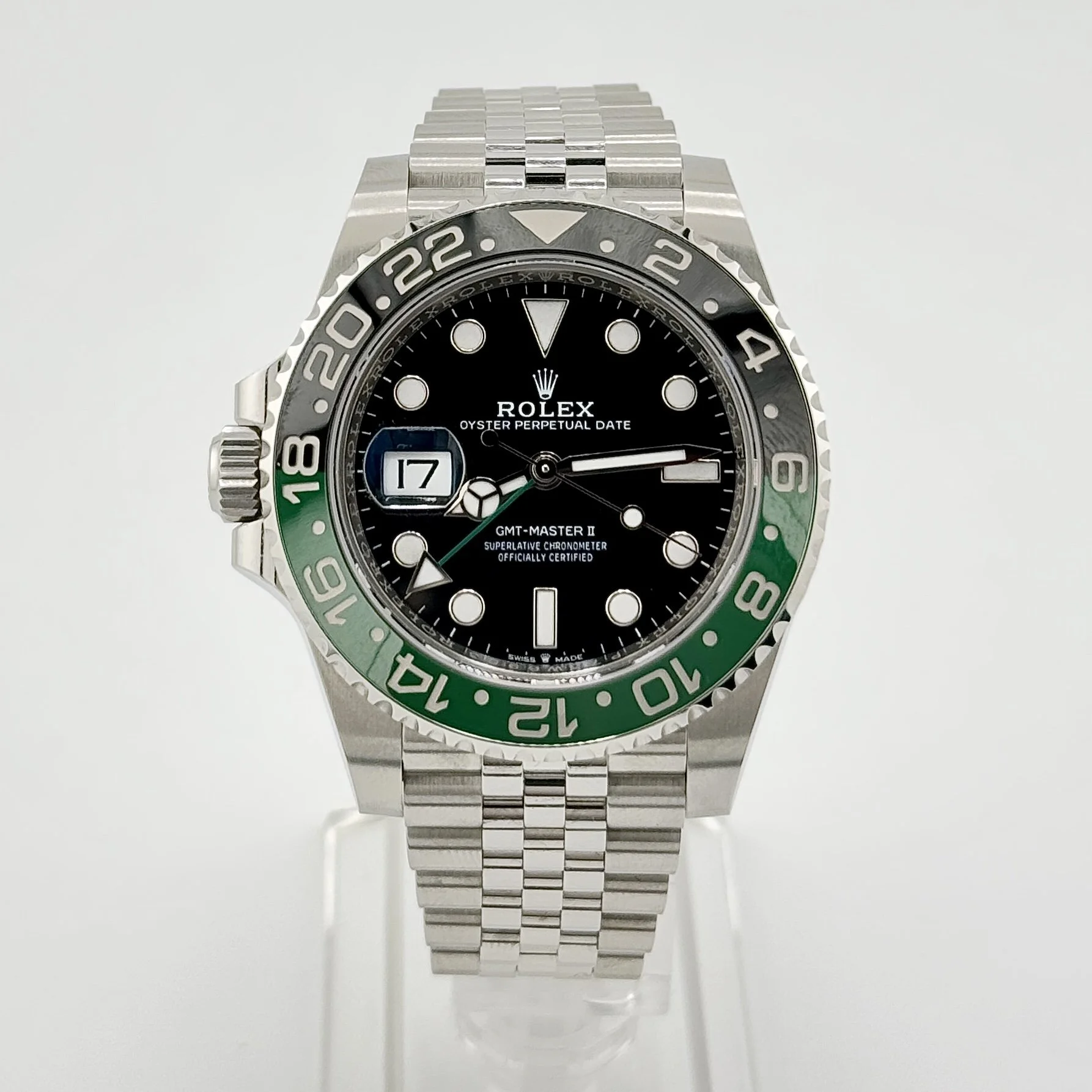 ROLEX GMT-MASTER II 126720VTNR SPRITE JUBILEE S/S AUTO 40MM B+P 2023