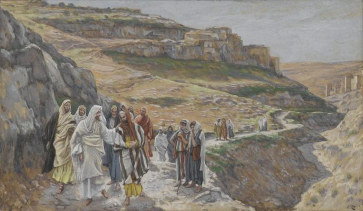 James Tissot: «Jésus s'entretient avec ses disciples» (ad 1886-1894) Brooklyn Museum (Wikimedia)