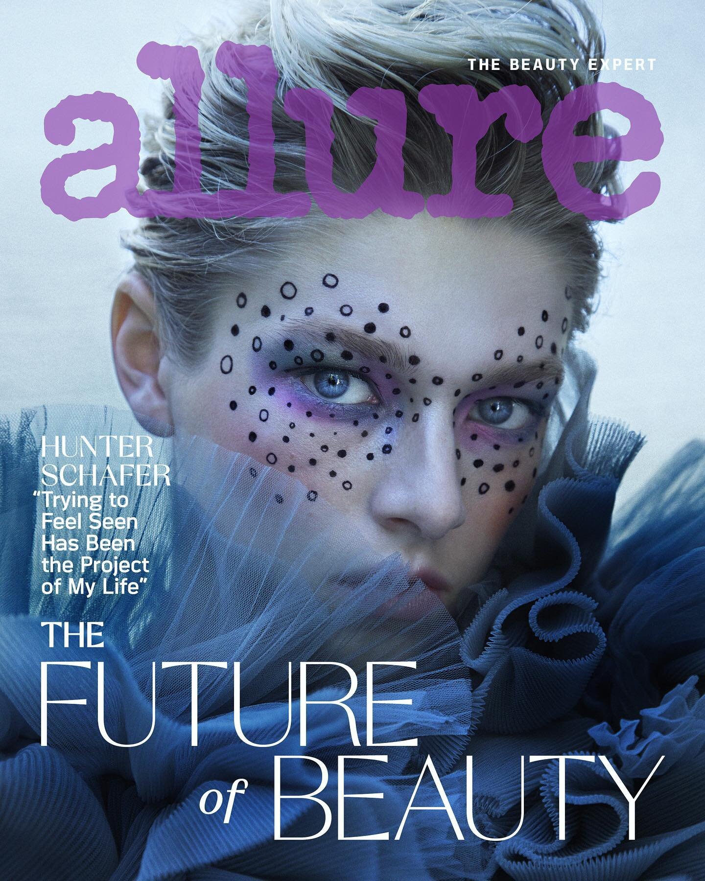 Always such a pleasure getting to be creative with this sweet girl @hunterschafer. What an incredible opportunity I was given to create such beautiful work with the most talented team. Thank you @allure @hall.kathryne @nathaliekirsheh @eugenesheverta