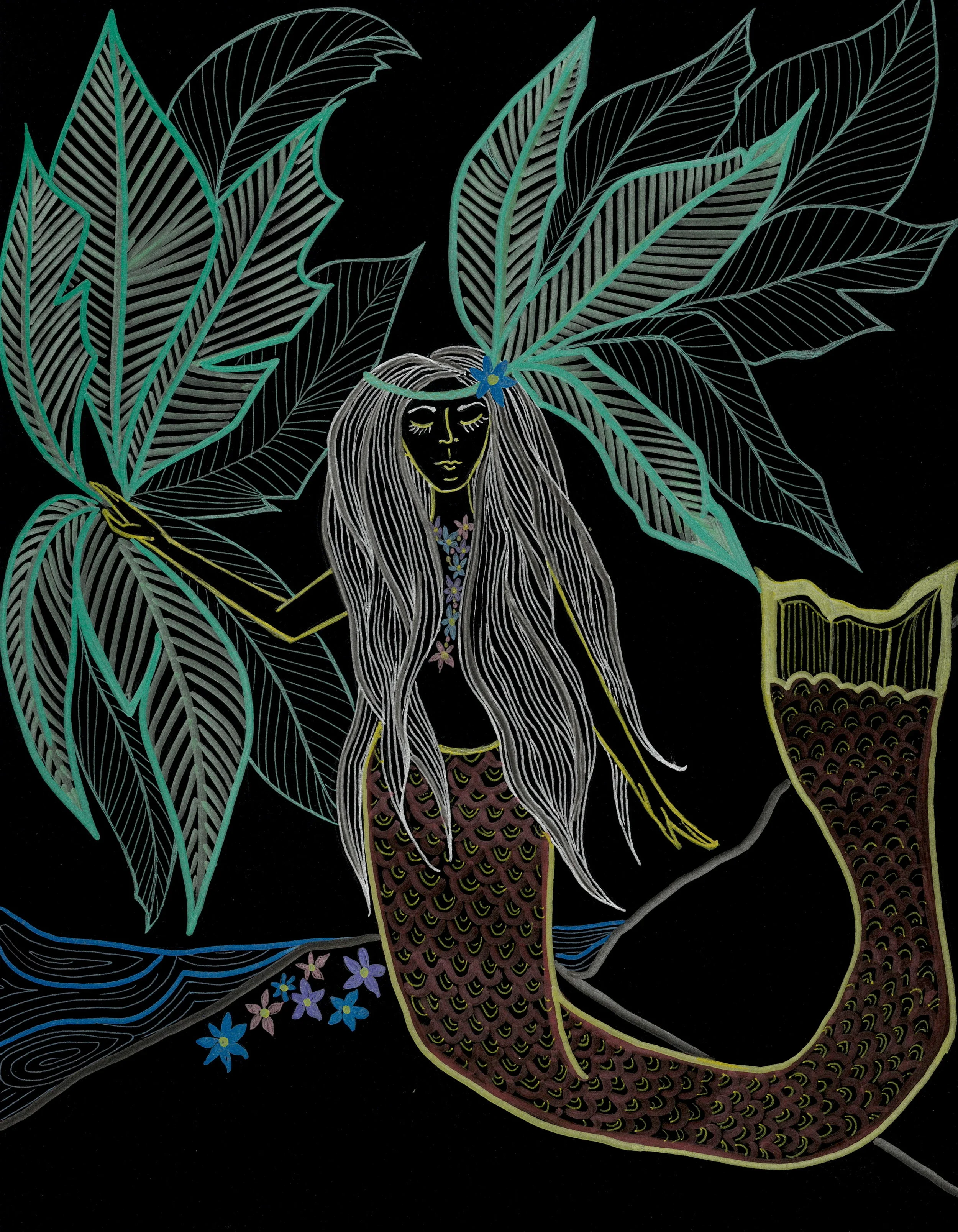 Mermaid on Land