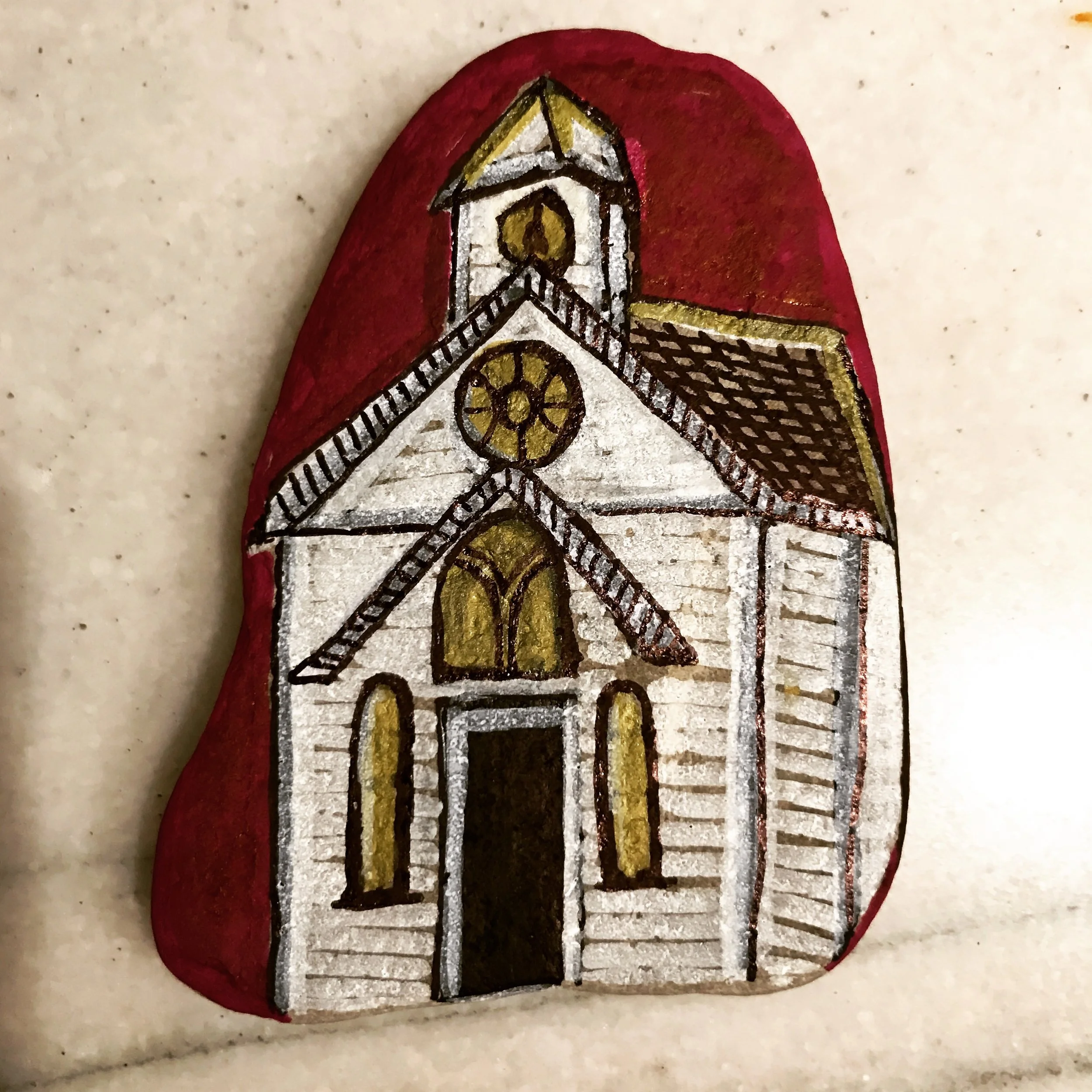 Little White Church Rock