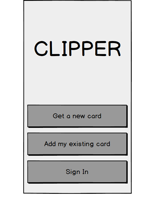 Sign Up Users were confused by these options and often choose to sign in when trying to setup a new account and add an existing card.