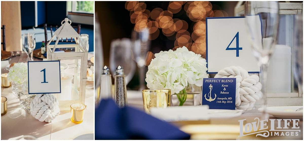 nautical wedding details