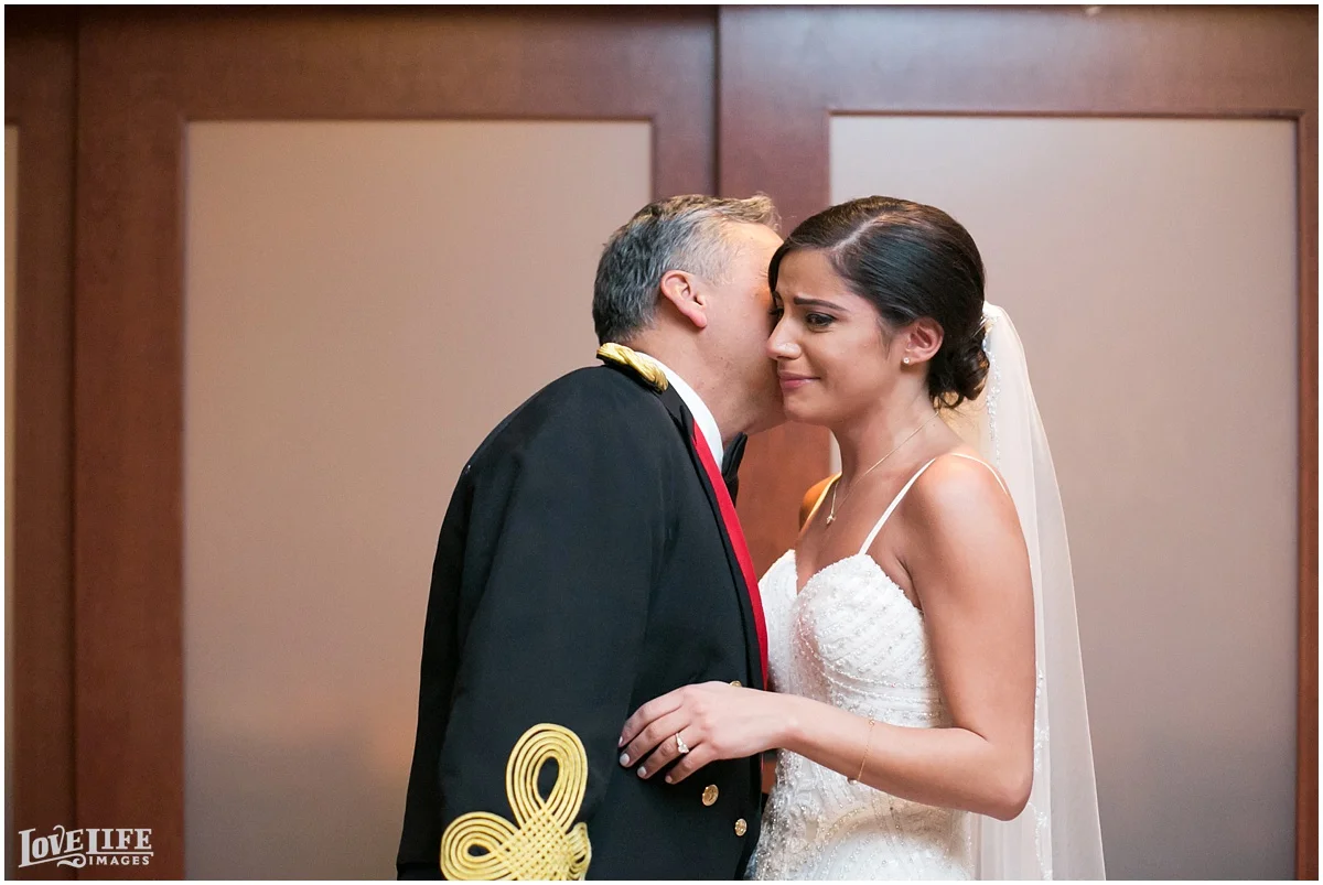 Pinstripes DC Wedding bride with father.jpg
