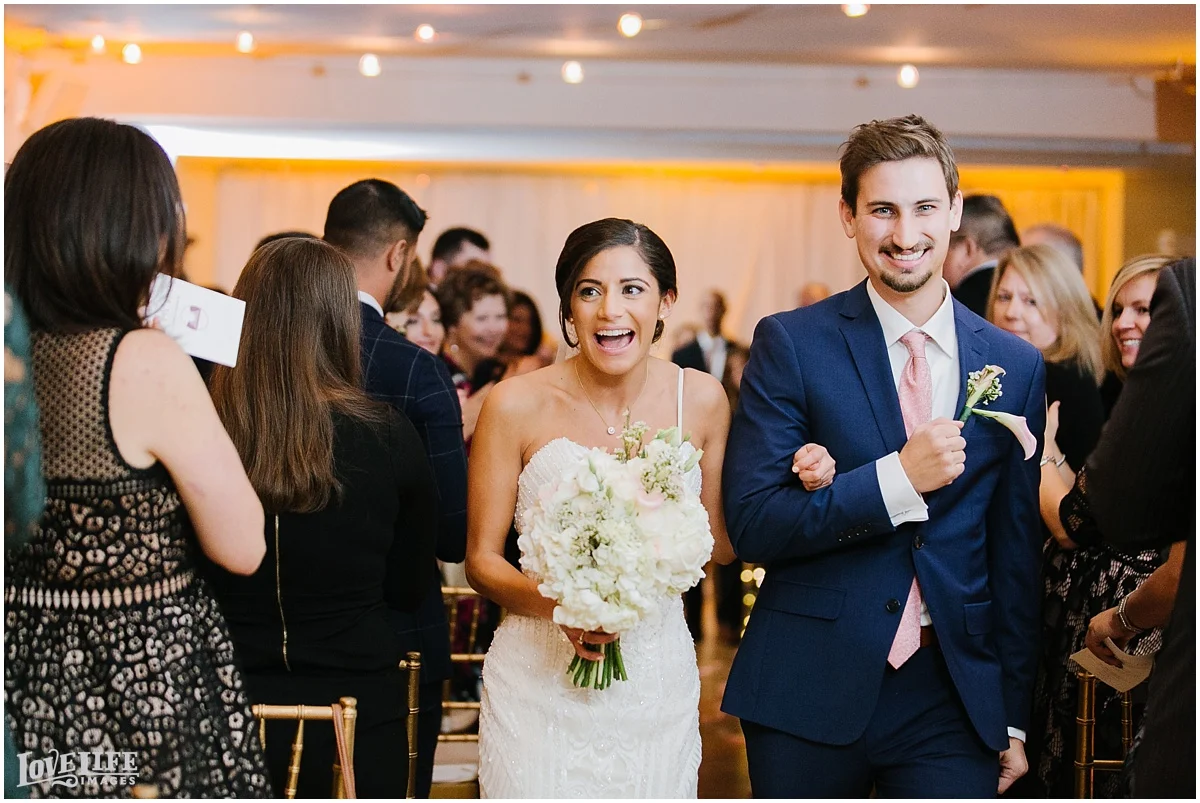 Pinstripes DC Wedding bride and groom recessional.jpg