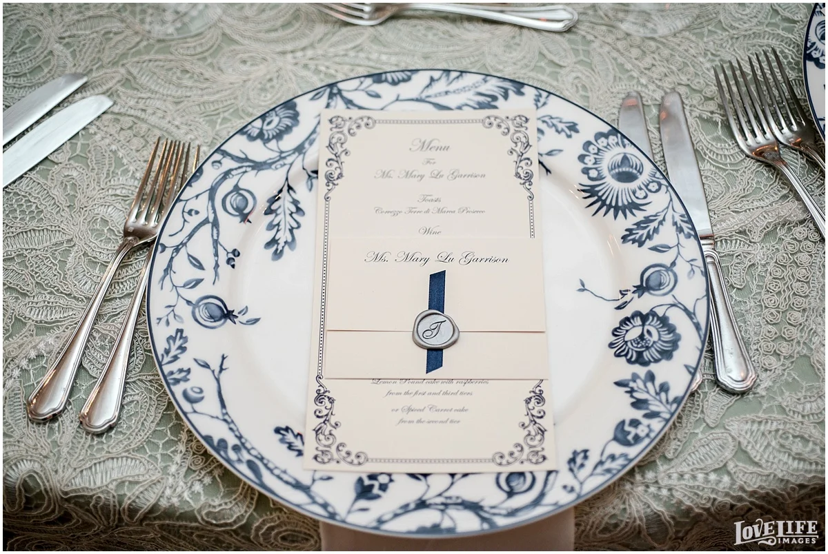 Dumbarton House DC Wedding vintage placesetting.jpg